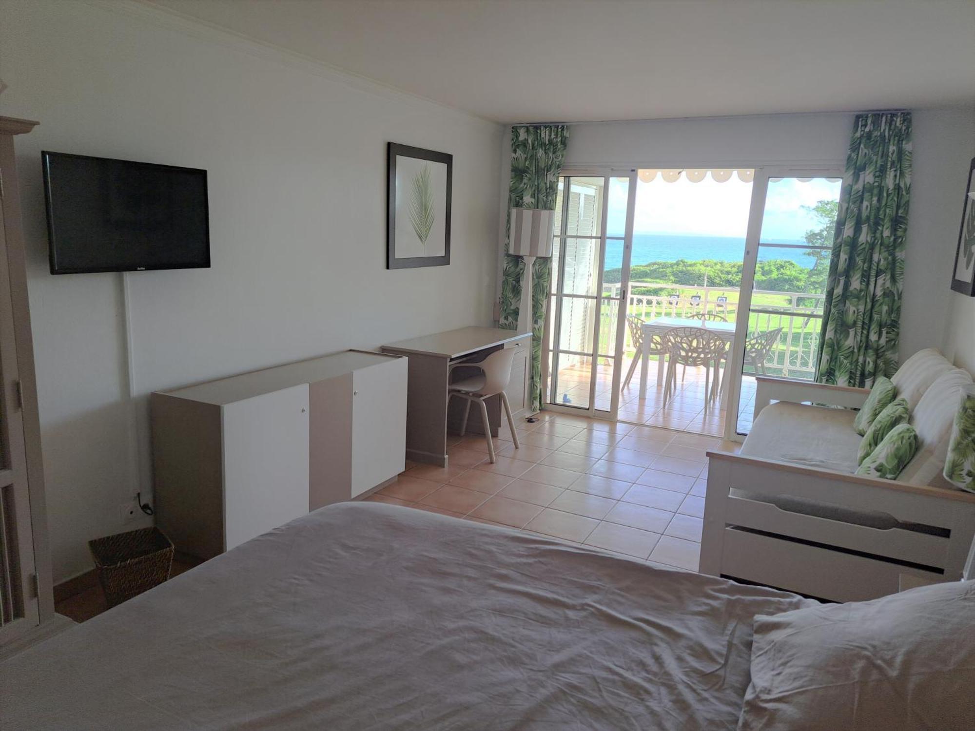 Grand Studio Vue Mer Exceptionnelle, Piscines, Plages. Sainte-Anne  Bagian luar foto